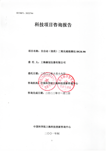 科技項目咨詢報告